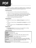 Chandrakanth Resume