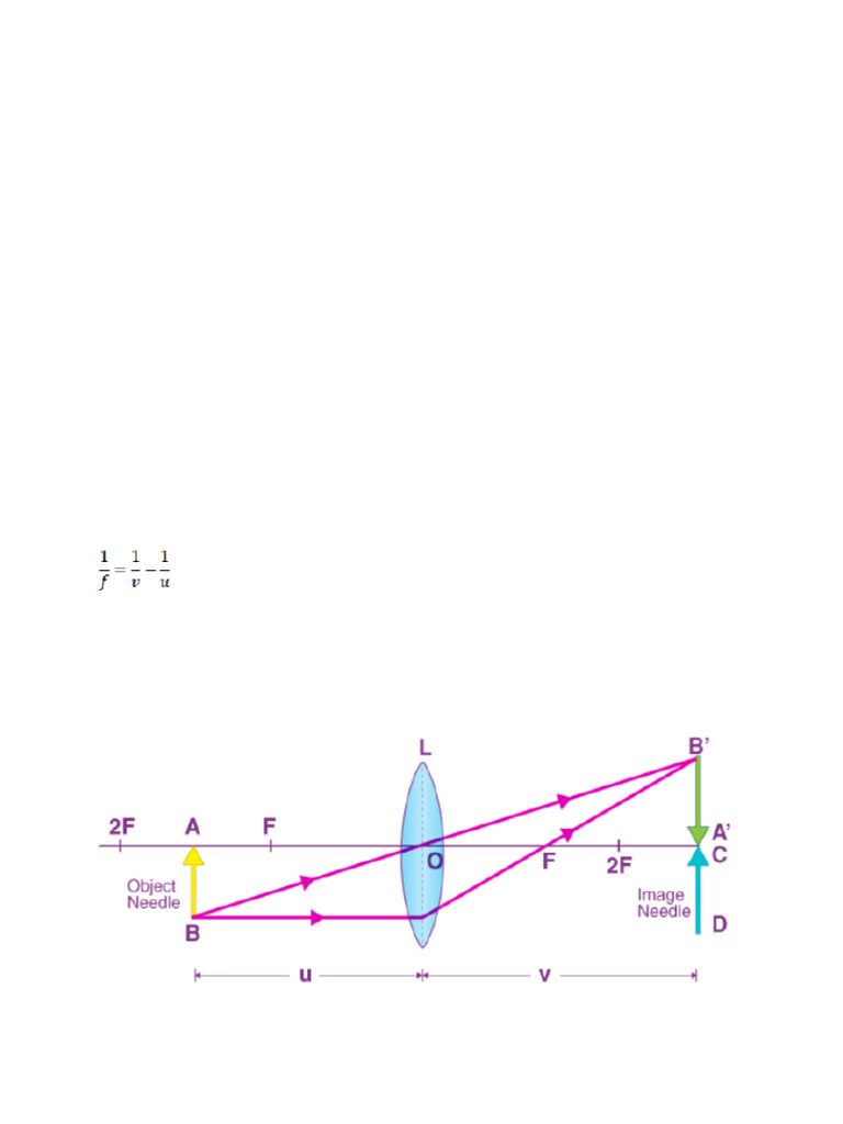 Focal Length Determination via Graphs | PDF | Optics | Electromagnetic ...