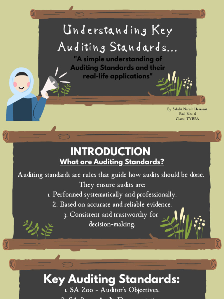 Key Auditing Standards Explained | PDF | Audit | Financial Audit