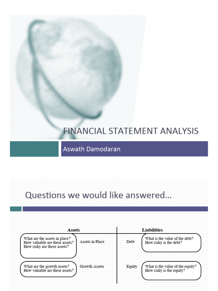 Financial Statement Analysis Guide | PDF | Expense | Equity (Finance)
