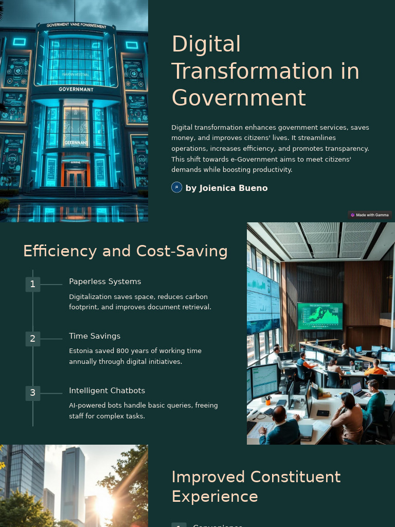 E-Government: Boosting Efficiency | PDF | E Government | Cloud Computing