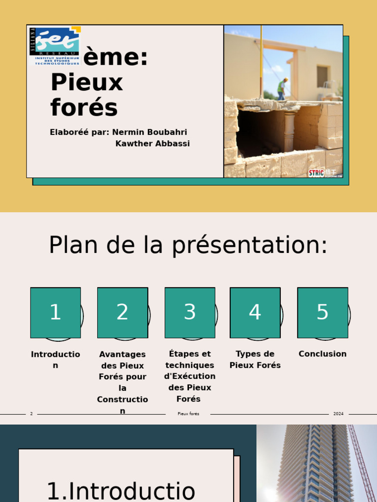Avantages des Pieux Forés en Construction | PDF | Fondation profonde ...