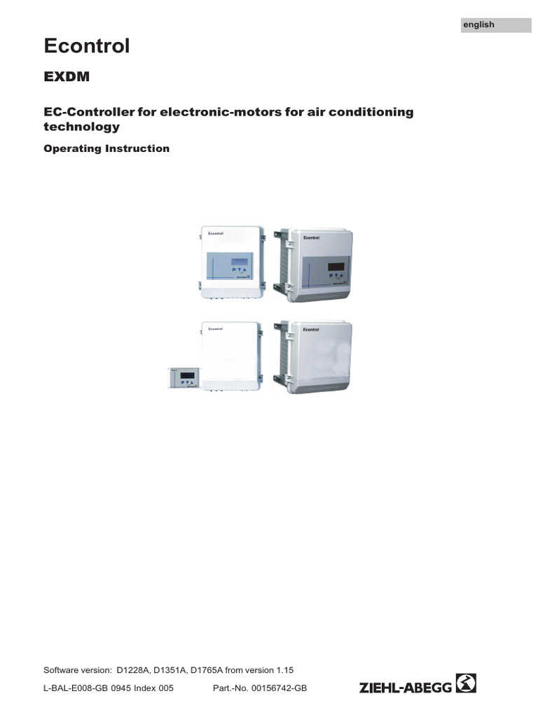 EC-Controller Operating Instructions | PDF | Fuse (Electrical) | Safety