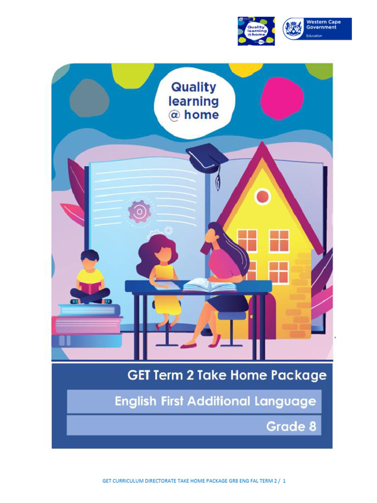 Grade 8 English FAL Term 2 Activities | PDF | Part Of Speech | English ...