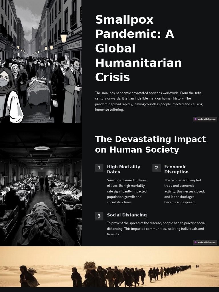 Smallpox Pandemic: Global Impact and Lessons | PDF