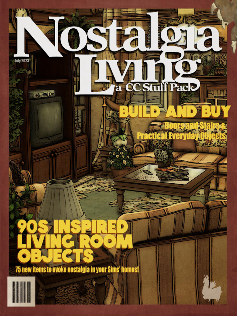 Nostalgia Living CC Stuff Pack | PDF