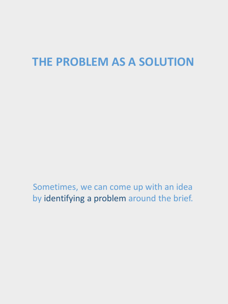 Leveraging Problems for Brand Solutions | PDF