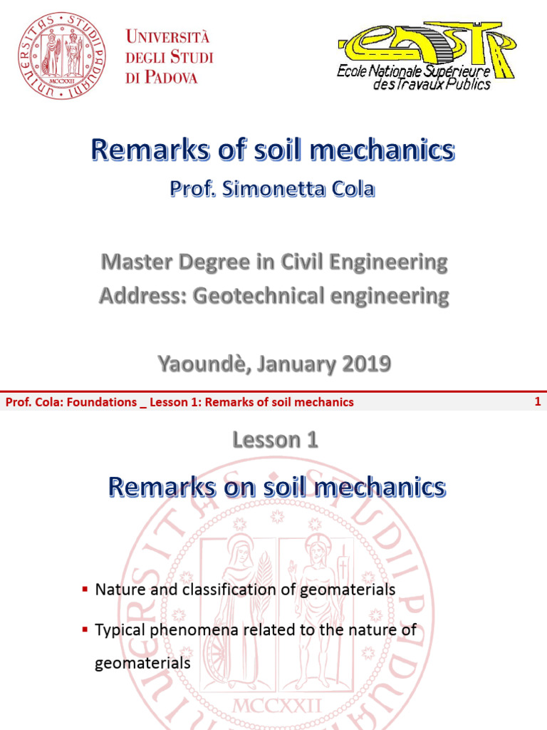 Soil Mechanics: Geomaterials Overview | PDF | Soil Mechanics | Rock ...