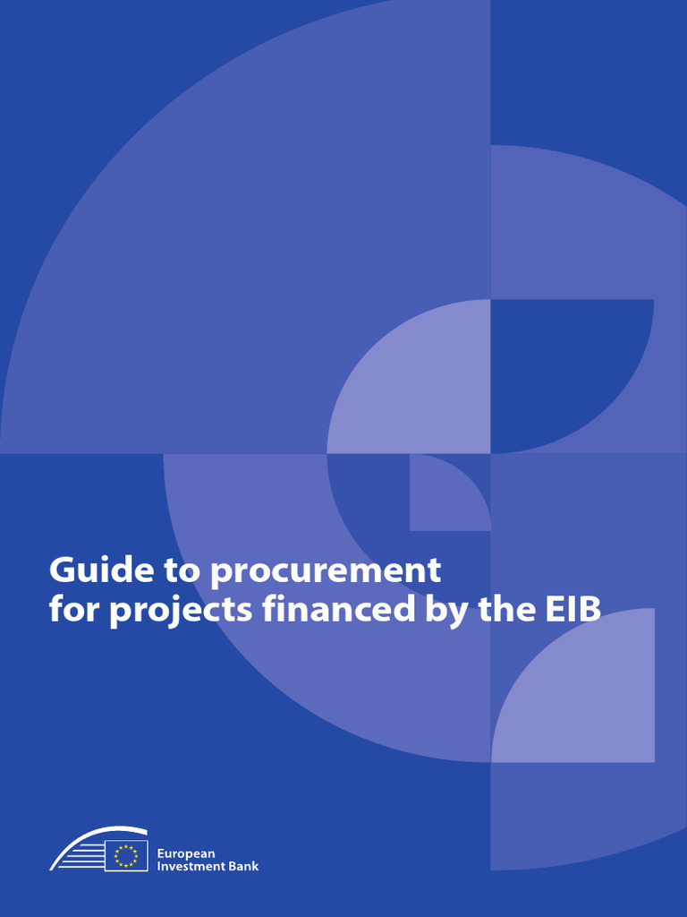 Guide To Procurement For Projects Financed by The Eib en | PDF ...