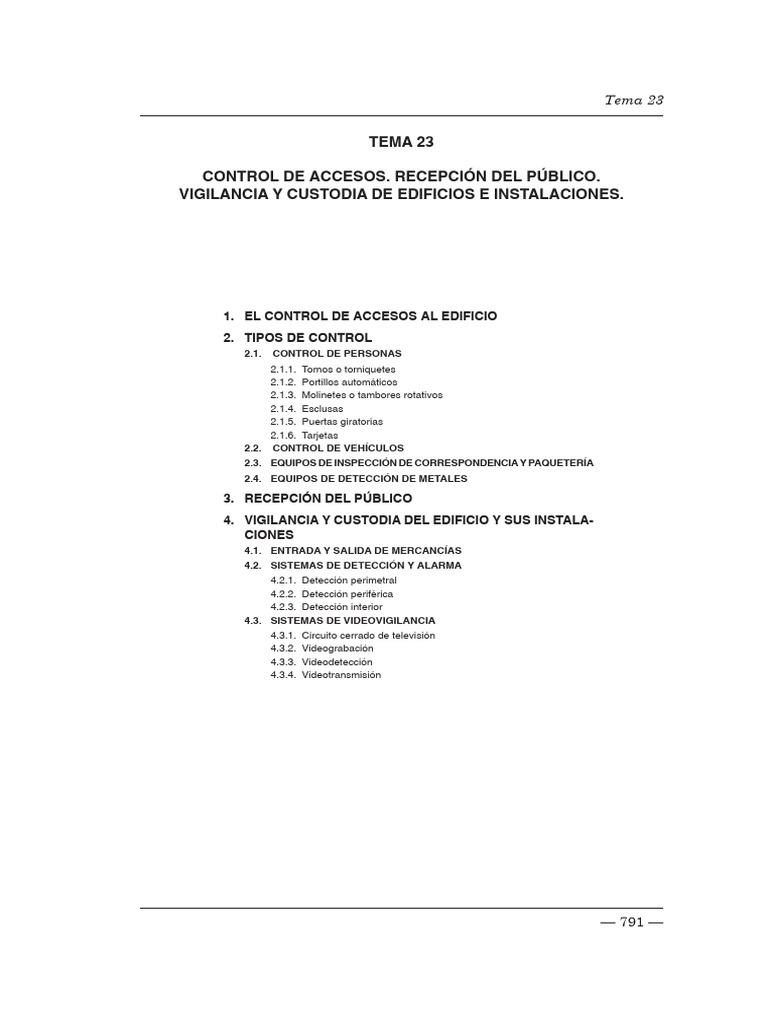 Control de Accesos y Vigilancia Edificios | PDF | Estacionamiento
