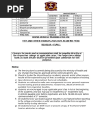 KMTC Fee Structure 2025/2026 | PDF | Physical Therapy | Health Professional
