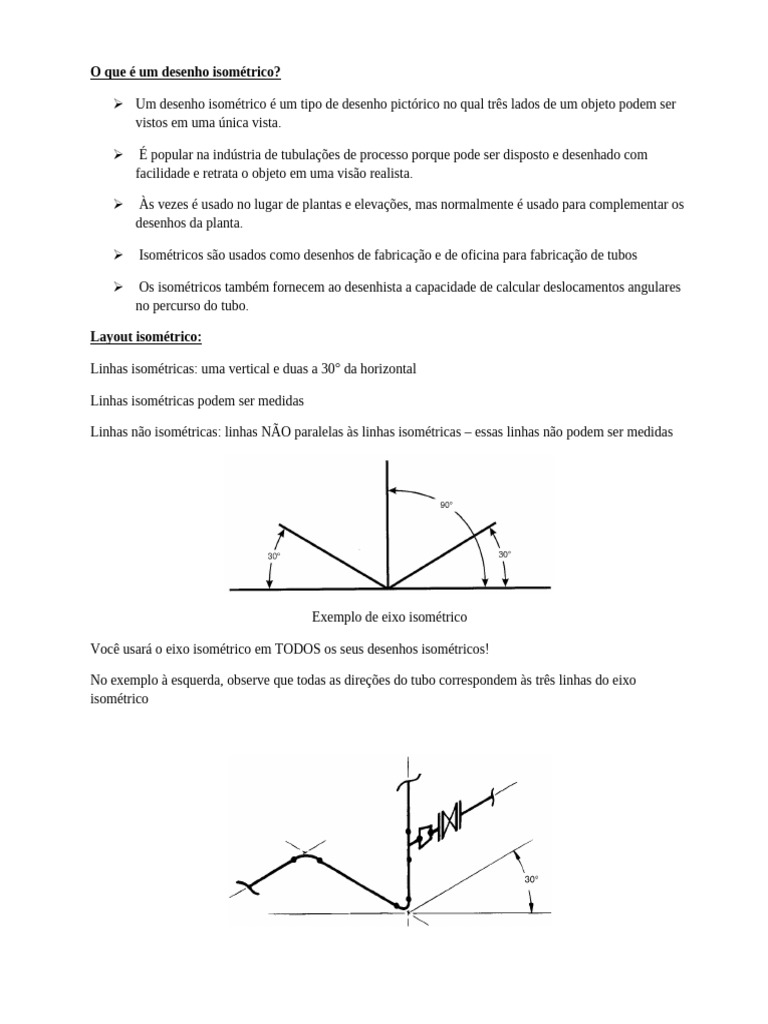 Desenho Isométrico de Tubulação | PDF, image size:768x1024