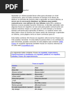 Las 100 Frases Más Útiles en Español | PDF