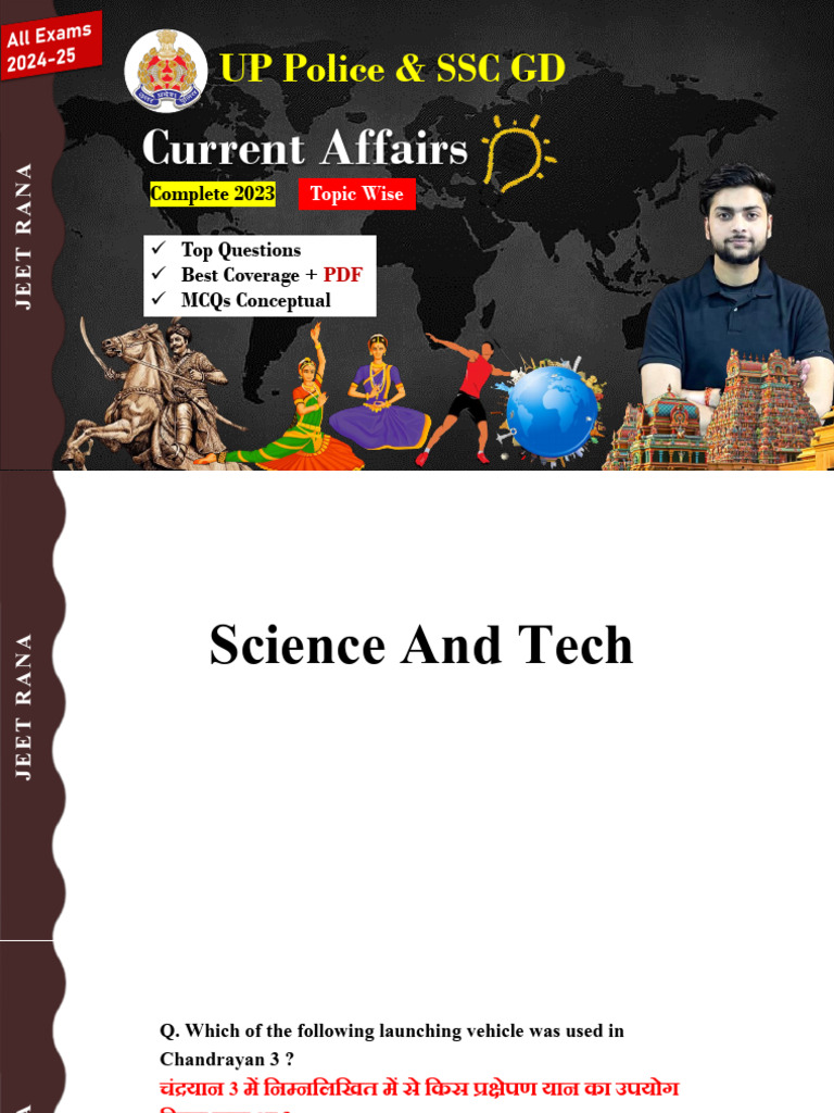 Science and Tech-Jeet Rana Sir-2 | PDF