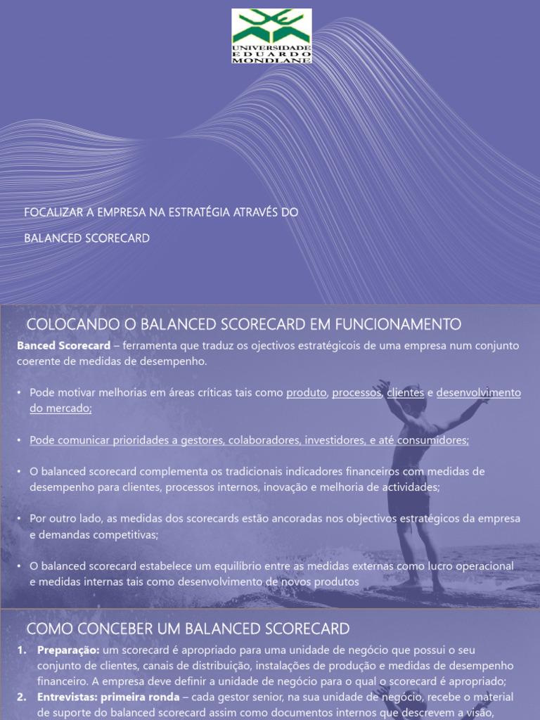 Aula 4. Balanced Scorecard | PDF | Inovação | Business