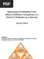 Restructuring Mature Software Companies To Maximize Profitability