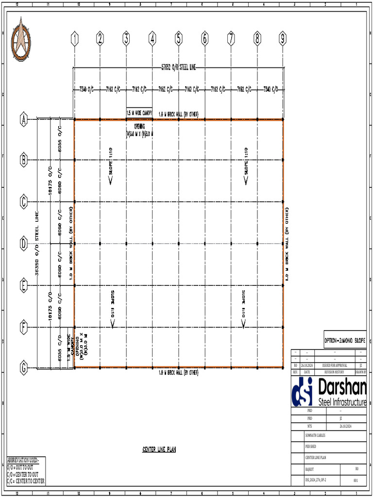 Construction Plans for PEB Shed | PDF