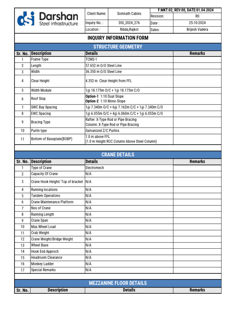 DSI_2024_276_IIF_R0 | PDF | Wall | Structural Load