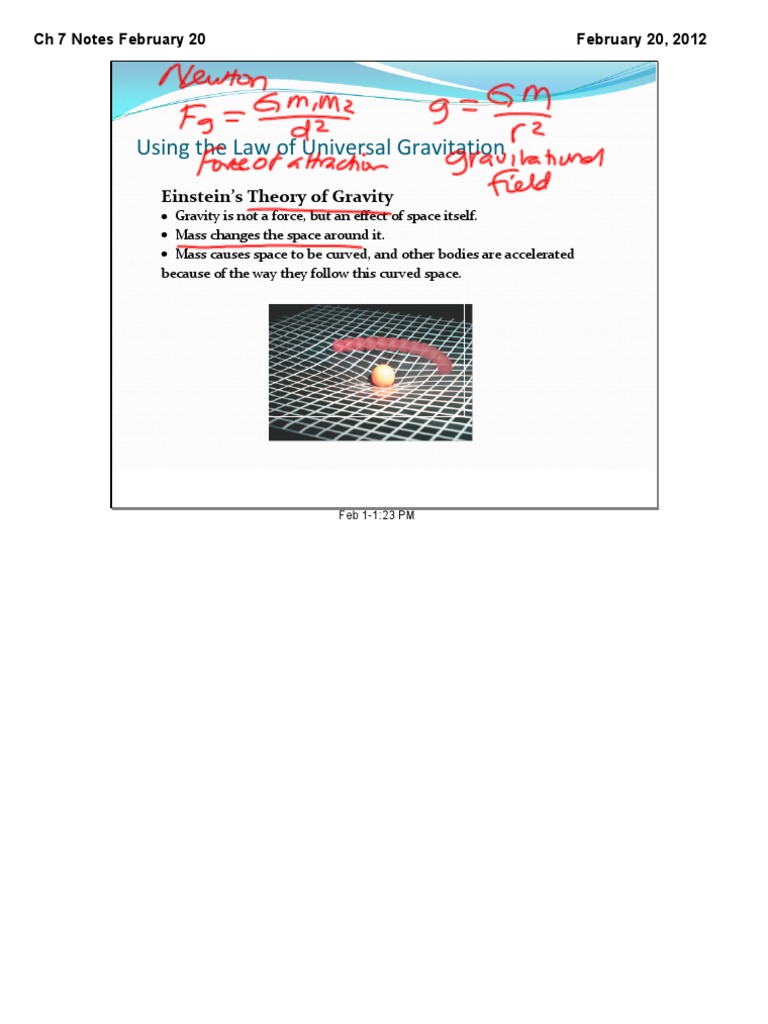 CH 7 Notes February 20 | PDF