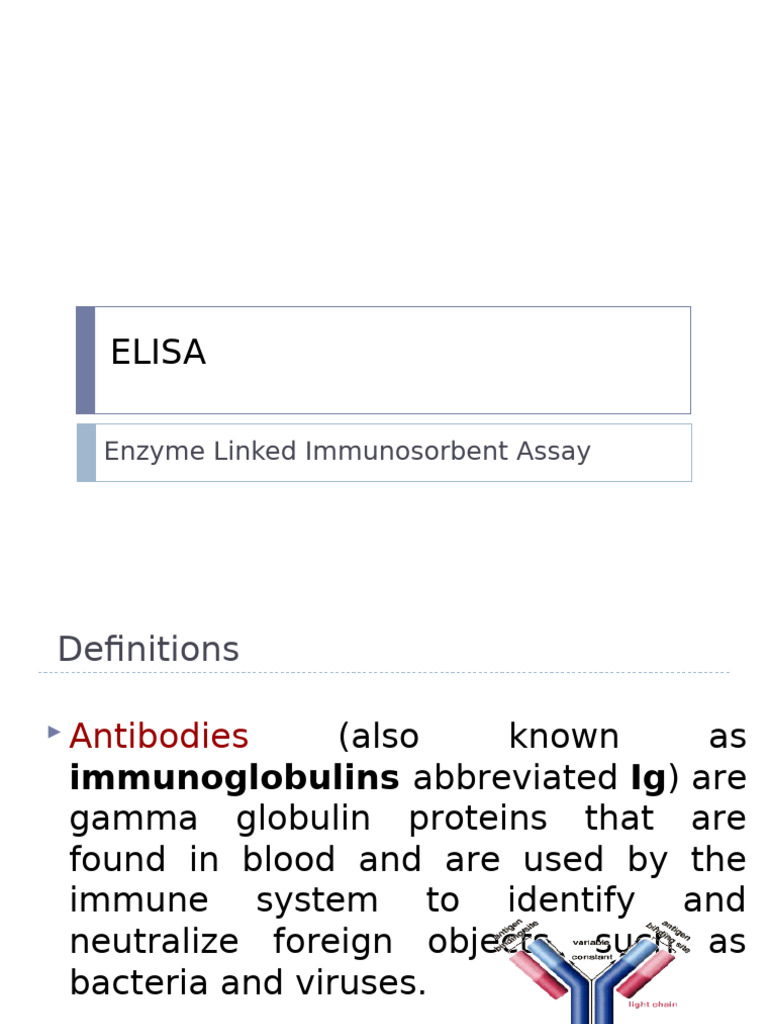 ELISA: A Comprehensive Overview | PDF | Elisa | Antibody