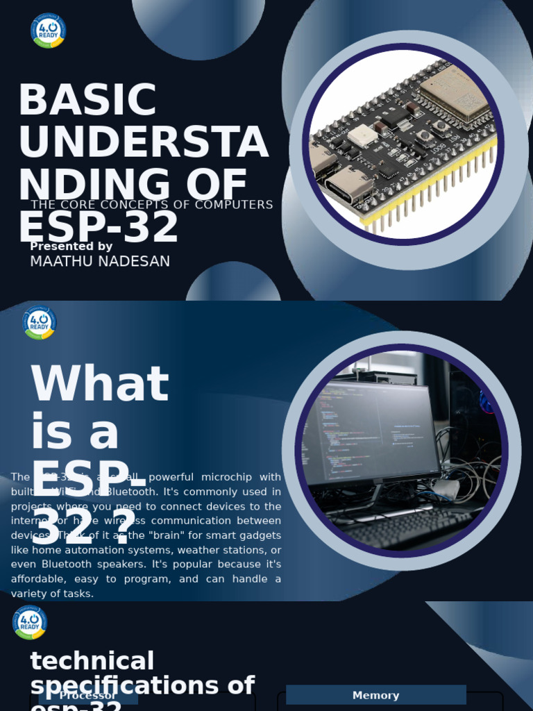 ESP-32 Overview: Features & Applications | PDF | Information And ...