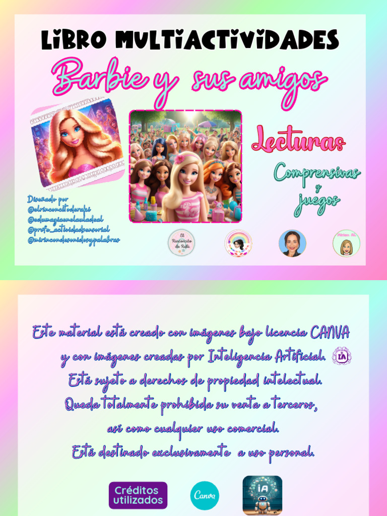 Cuentos de Barbie: Lecturas y Actividades | PDF
