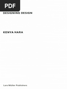 Kenya Hara - Designing Design-Lars Müller Publishers (2007)