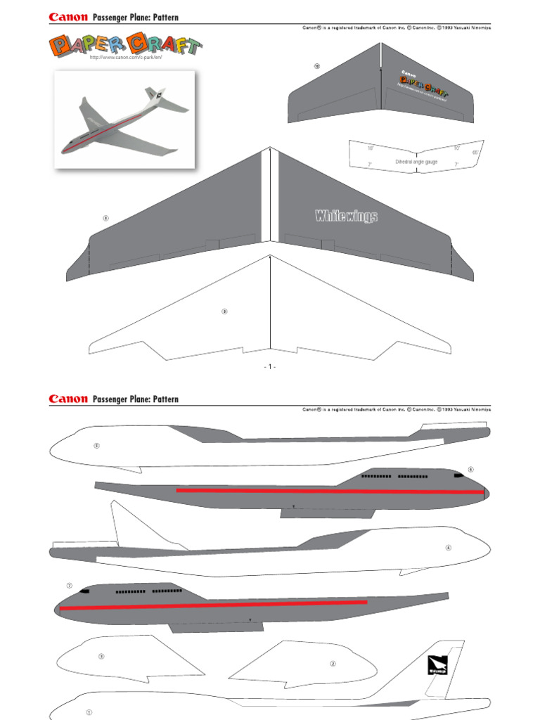Papercraft Glider Flight Guide | PDF | Glider (Sailplane) | Flap ...