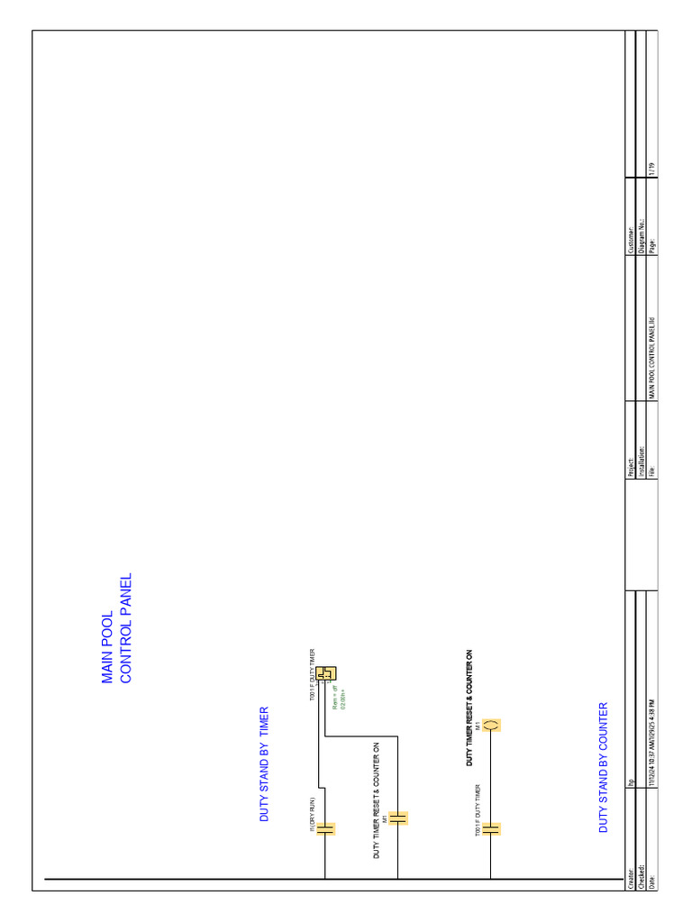 Duty Timer and Filtration Control System | PDF