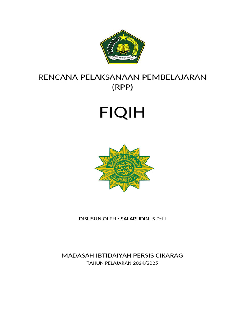Cover RPP | PDF