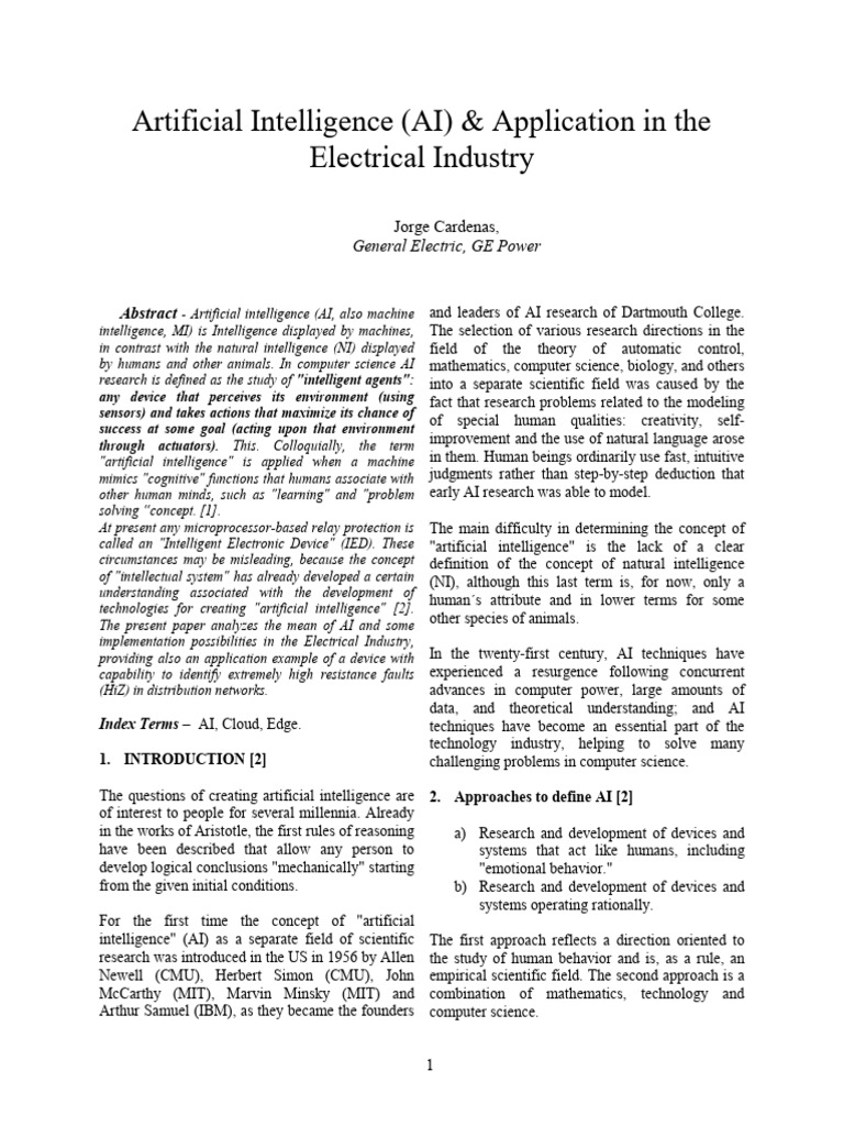 Artificial Intelligence Ai And Applicati Pdf Artificial