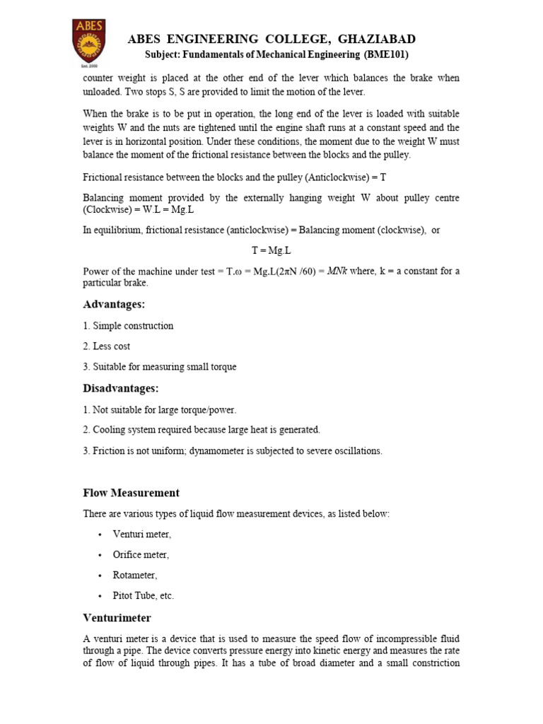 Flow Measurement Techniques in Engineering | PDF | Flow Measurement ...