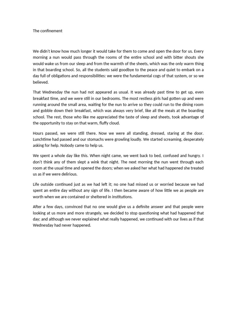 Short Suspense Story | PDF