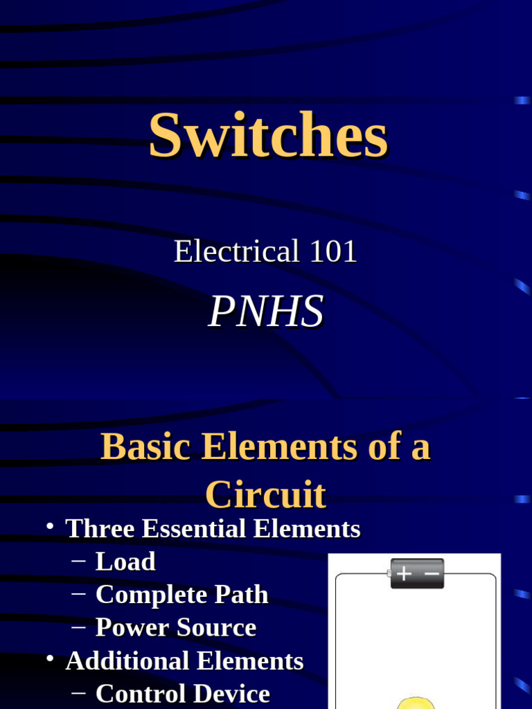 Understanding Switch Types and Functions | PDF