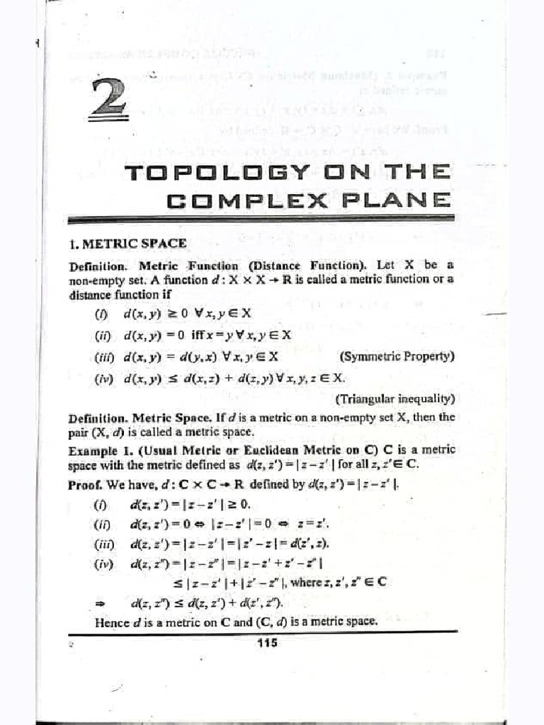 2 Topology On Complex Plane - Batch Compress | PDF