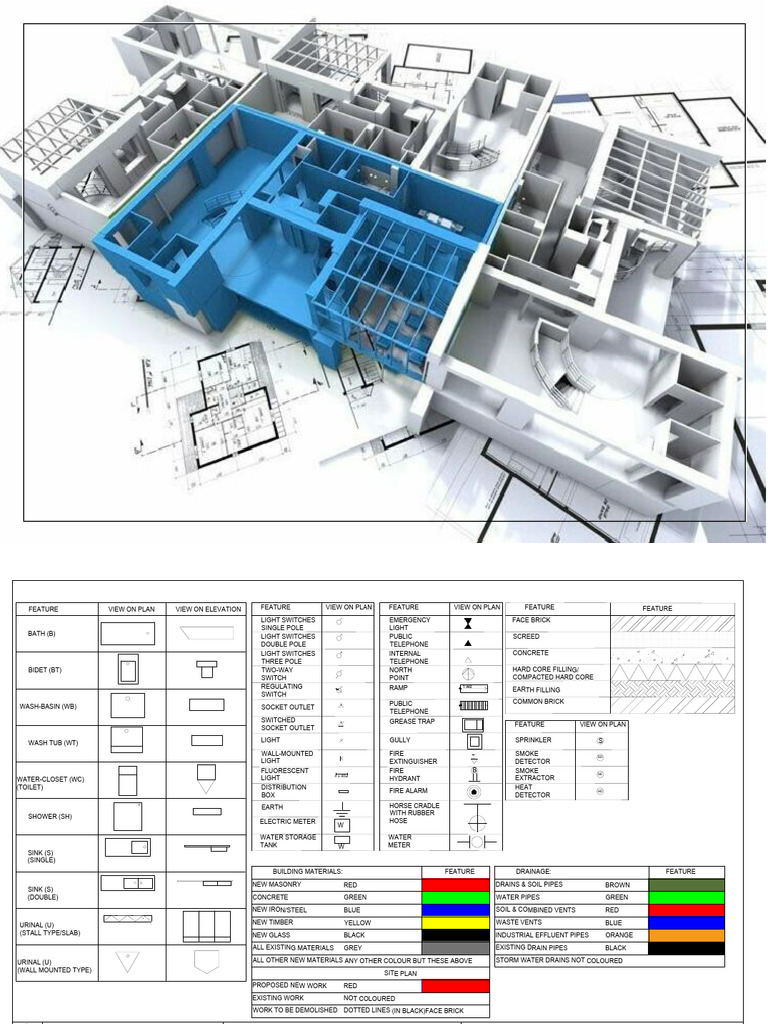 Drainage and Pipe Layout Guide | PDF | Pipe (Fluid Conveyance) | Sink