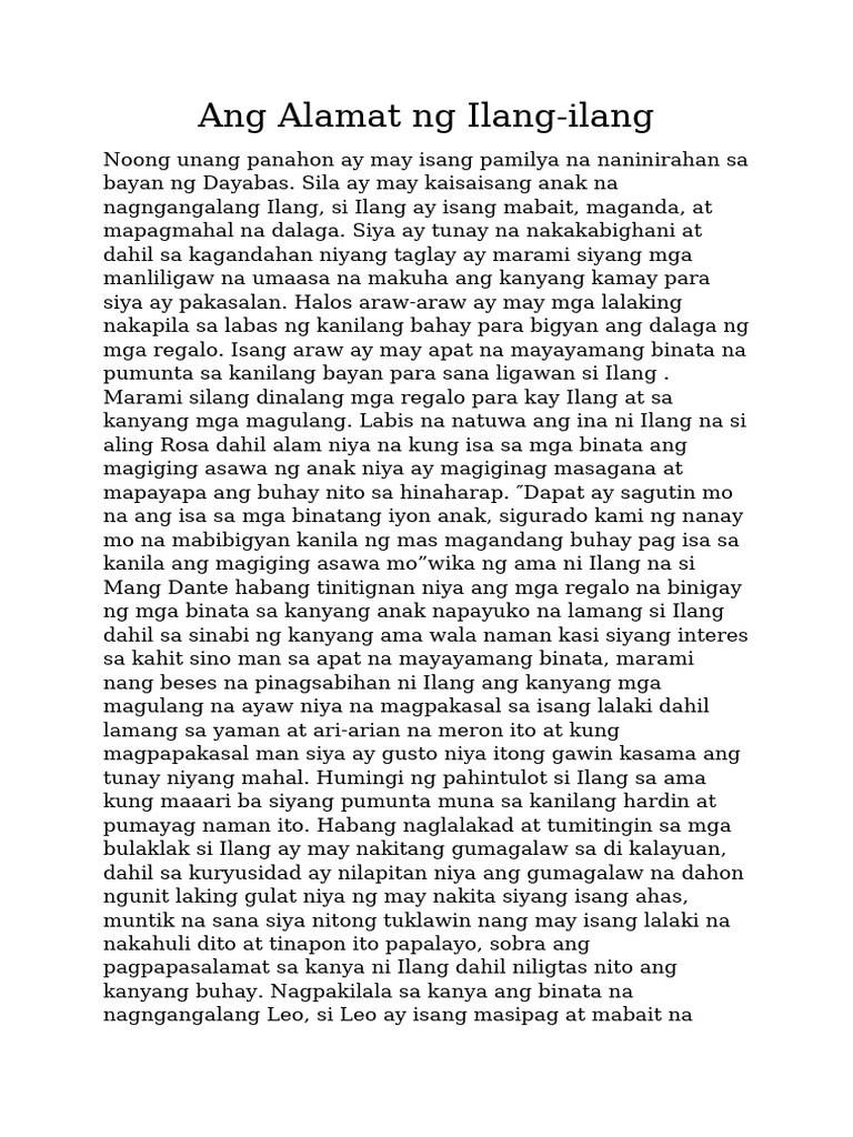 Filipino Alamat | PDF