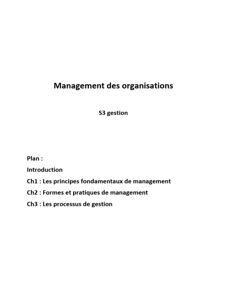 Principes et pratiques du management | PDF | Planification | Business