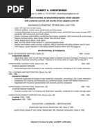 Download Catastrophe Property Claims Adjuster in USA Resume Robert Christensen by RobertChristensen SN82195632 doc pdf