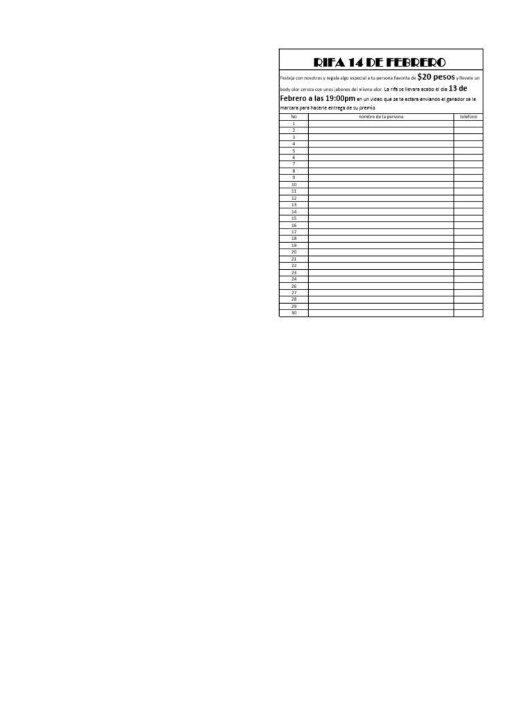 Rifa | PDF