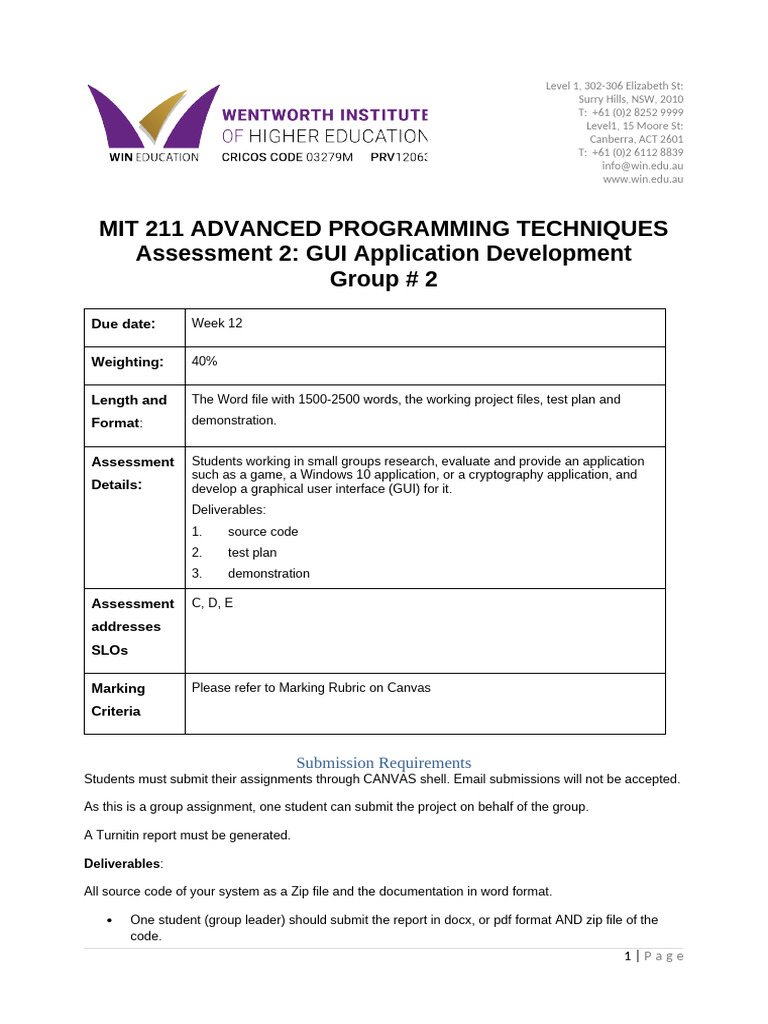 Assessment+2+MIT+211+S2+2024+Group+2 | PDF | Library (Computing ...