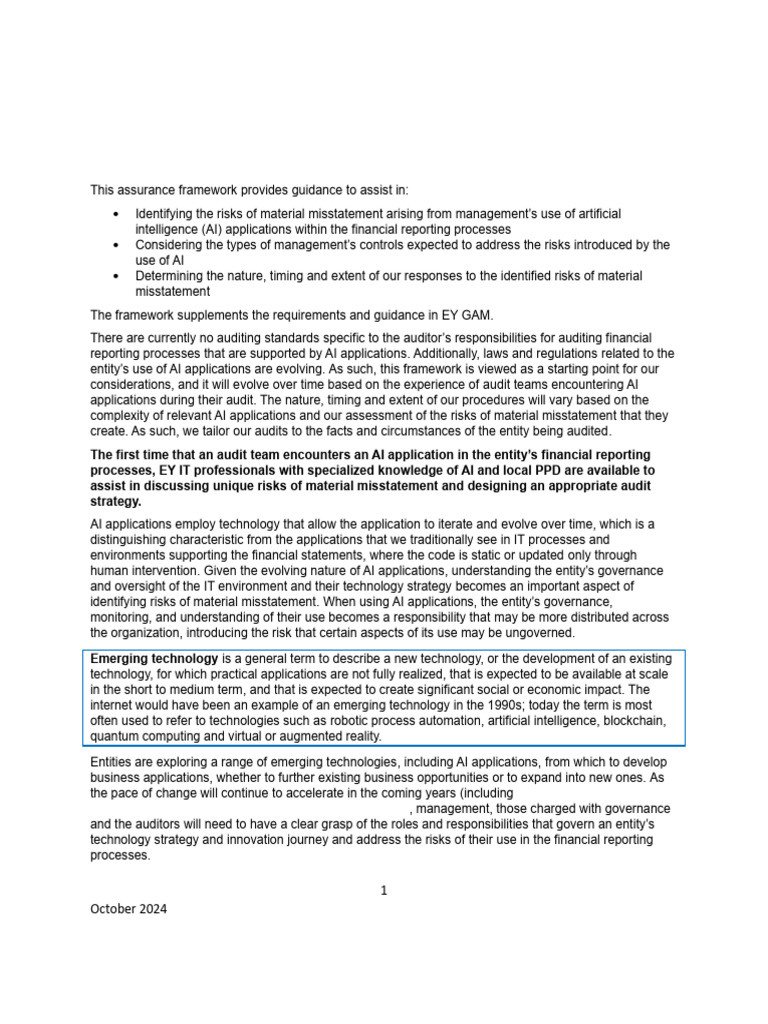 Curated visual reference: Picture Idea: Artificial Intelligence Assurance Framework Pdf