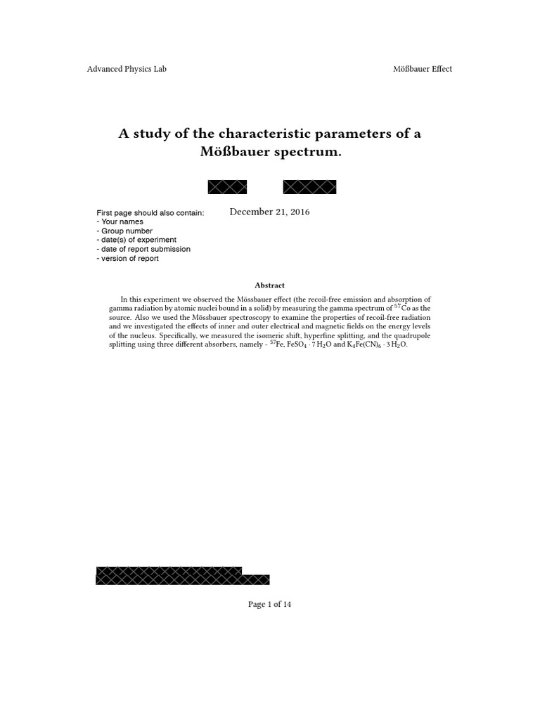 APL_Report_2 | PDF | Gamma Ray | Physical Chemistry