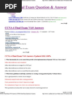 CCNA 4 Final Exam V4.0 Answers - CCNA Final Exam Question & Answer