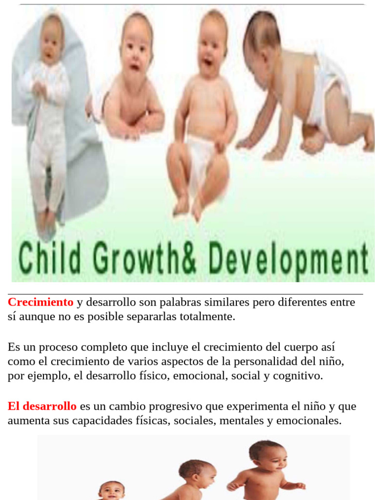 Principios del Crecimiento y Desarrollo | PDF | Adolescencia | Adultos