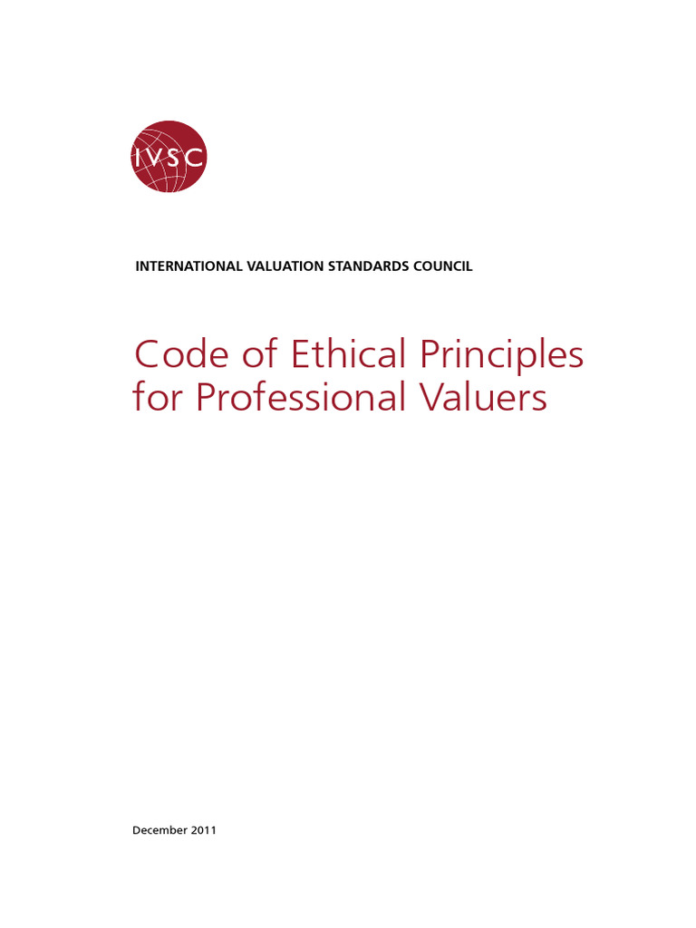 2 Code of Ethical Principles For Professional Valuers-16 | PDF | Real ...