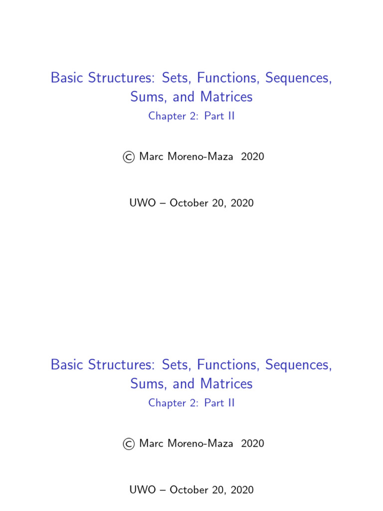 2-3+4+6-handout | PDF | Function (Mathematics) | Matrix (Mathematics)