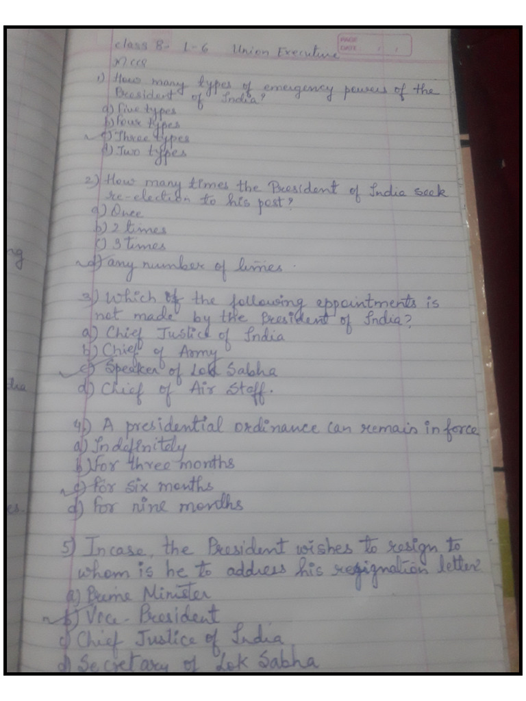 Class 8 Lesson6 Civics MCQ'S | PDF