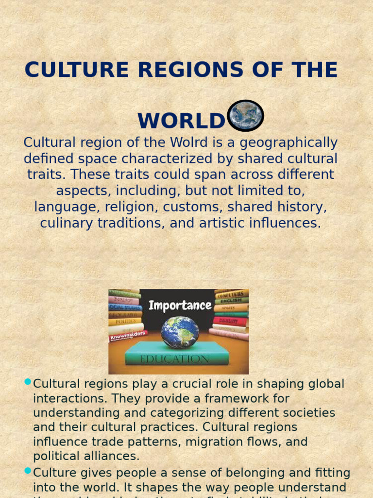 Cultural Regions | PDF | Asia | Europe