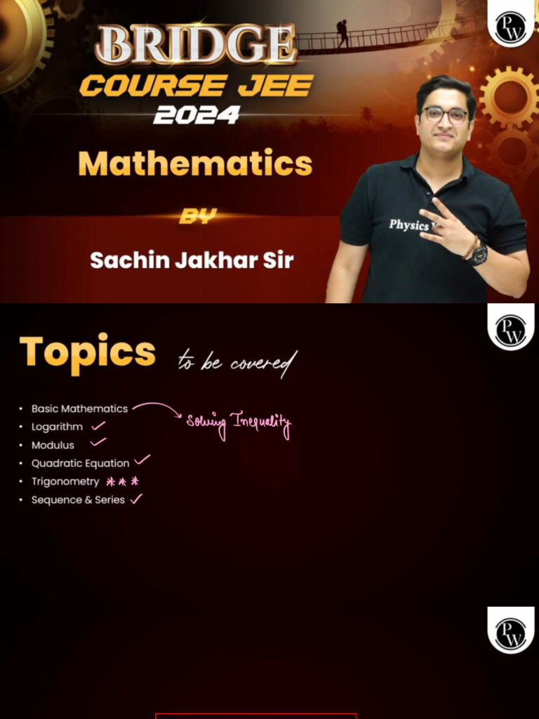 Bridge Course Notes Pdf